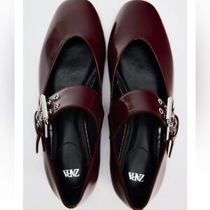 ZARA BUCKLE MARY JANES